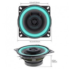 1 piece 4″ 2-Way Coaxial Car Speaker – 50W RMS / 120W Max, 4-Ohm, 90Hz-20KHz