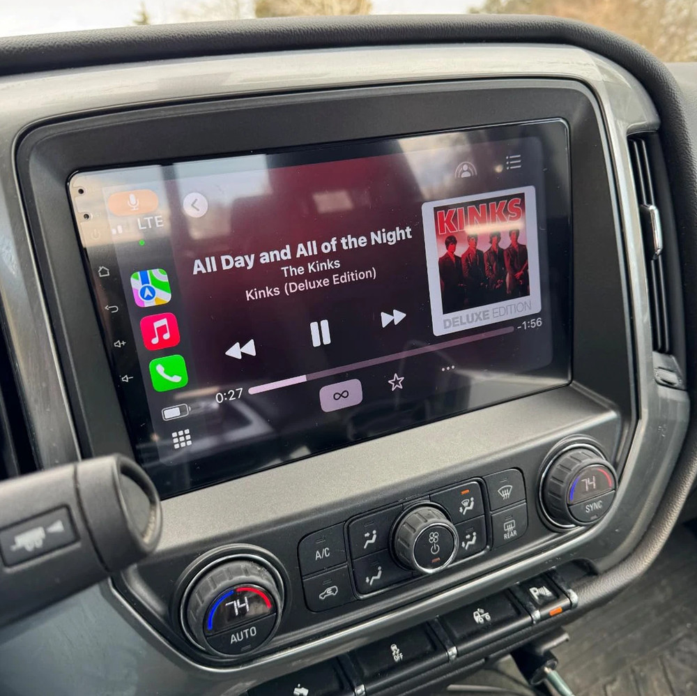 Carplay For 2014-2018 Chevrolet Silverado GMC Sierra Stereo Radio Car GPS Wifi