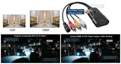 Analog RCA A/V S-Video To 1080p HD Up Converter Scaler