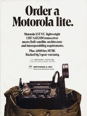 Satcom Transceiver, Motorola LST-5C. UHF Satellite Communications / LOS