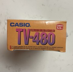 New Sealed Vintage Casio TV-480 LCD Color Television 2.2″ Handheld Mini TV480