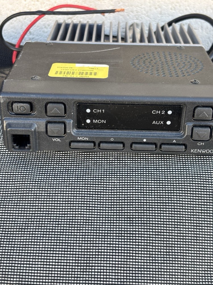 Kenwood TK-762 Mono Band VHF FM Ham Radio Transceiver 25W Black