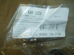 RAM-202U Ram Mounts 2.5-Inch Round Base with AMPs Hole Pattern & 1.5 Inch Ball