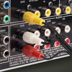 3 RCA to 3 RCA Male To Male Composite Audio Video AV Cable For VCR DVD 1-5PCS
