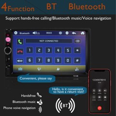 Double 2 Din 7″ IOS/Android 13 Car Stereo GPS Navi Radio Bluetooth CarPlay w/Cam