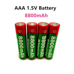 Alkaline 1.5V AAA Rechargeable Batteries, Industrial Grade 1.5V 2-Pack for Remot