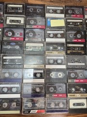 HUGE Lot of 135+ Cassette Tapes Albums, Blank Various New / Used Maxell Sony TDK