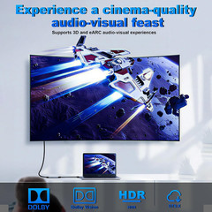 8K Displayport 1.4 to HDMI 2.1 Adapter 8K 60Hz / 4K 120Hz Unidirectional DP