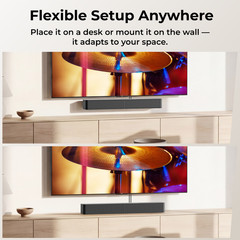 ULTIMEA 2.1 Channel Soundbar with Wireless Subwoofer Bluetooth Home Theater 240W