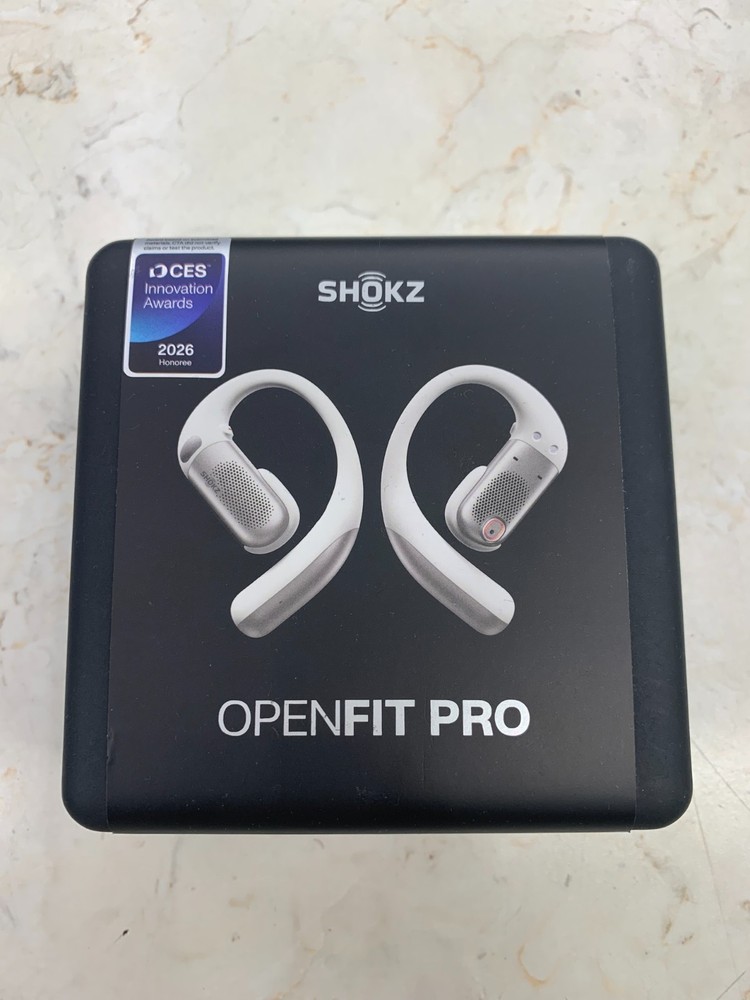 NEW – Shokz – OpenFit Pro – Open-Ear Wireless – Active Noise Reduction – White