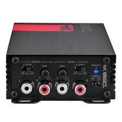 DS18 2x 6.5″ Loudspeaker, + 2x 4×6″ Coaxial Speakers with Tweeters + Amplifier