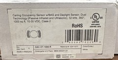 🔴Cooper Greengate Ceiling Occupancy Sensor BAS 10-30VDC OAC-DT-1000-R‼️