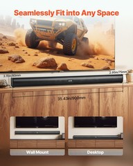 VEVOR Sound Bar for Smart TV 2.1 Channel Bluetooth TV Soundbar with Subwoofer