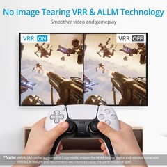 gofanco 8K 60Hz 1×2 HDMI Splitter – 8K @60Hz 444, 4K @144Hz/120Hz, 2K @240Hz