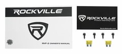 Rockville RVF-2 1200w Peak/300w RMS 4 Channel Car Amplifier Stereo Amp