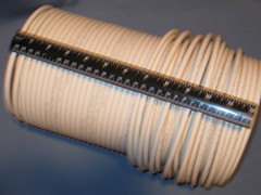 18 AWG Coaxial Cable 349 ft White PPC Perfect Flex 6 Ser. 3180662 CATV, CL2, CL3
