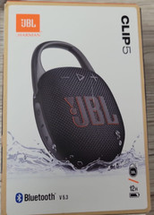 JBL Clip 5 Portable Waterproof Dustproof Wireless Speaker (Black)