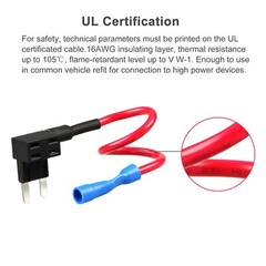 15 pcs Car Add-a-circuit Fuse TAP Adapter Set, Mini ATM APM 15 20 AMP