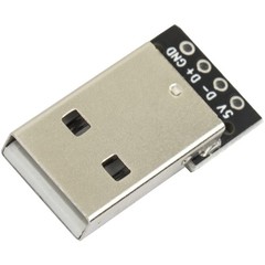 10 PCS USB 2.0 Type A Male To DIP Breakout Board Adapter 4 Pin 2.54mm Pitch