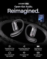 Shokz OpenFit Pro Open Ear True Wireless Bluetooth Active Noise Reduction 50Hr