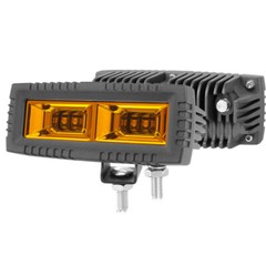 2x 5″ LED Pods Light Bar Amber Yellow Fog Lamp Offroad Driving Truck ATV SUV 4WD