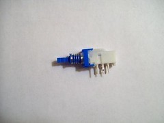 Push Button Switch, 2PDT, Latching, Pioneer, Carver MXR- 130