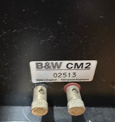 B&W BOWERS AND WILKINS CM1 CM2 CONCEPT 90 FLOOR STANDING SPEAKERS PAIR SET