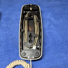 AT&T Trimline 210 Telephone Beige Corded Trimline Style 1-Line Redial Mute