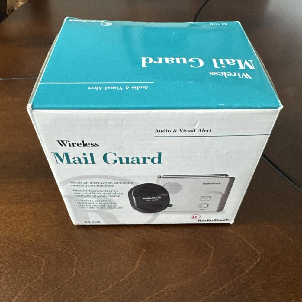 RadioShack Wireless Mail Guard 63-1110 – Mailbox Open Alert Device