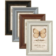4×6 Picture Frames Set of 4, Rustic Farmhouse Photo 4×6, Assorted colors