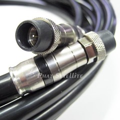 RG11 DIRECTV AT&T APPROVED Solid Copper 3Ghz Coaxial Cable Weather Boot Fittings