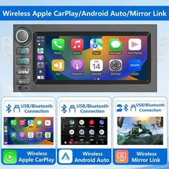Plug play For GMC Jimmy Sonoma 1998-2001 Apple Carplay Car Stereo Radio GPS Navi