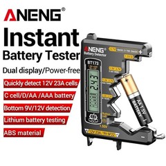 Battery Tester Small Battery Tester for C/D Home Use Household Batteries