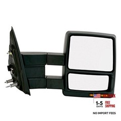 K Source Passenger Side Extendable Towing Mirror for 2004-2008 F-150, Textured