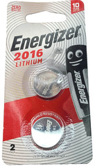 2 PACK ENERGIZER ECR2016 CR2016 Lithium Bat. (GREAT EXPIRE 12/33) FREE TRACKING