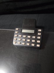 Vintage Clear Clipboard Calculator Works Made In Hong Kong
