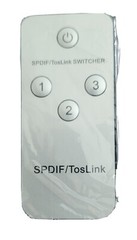 ViewHD SPDIF | TOSLINK Digital Optical Audio Switcher 3×1 with Remote