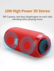 Portable Bluetooth Wireless Speaker Waterproof Stereo Bass USB TF FM Radio