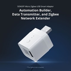 SONOFF Micro ZigBee 3.0 USB Adaptor, USB 2.0 High Speed USB Adaptor Smart Switch