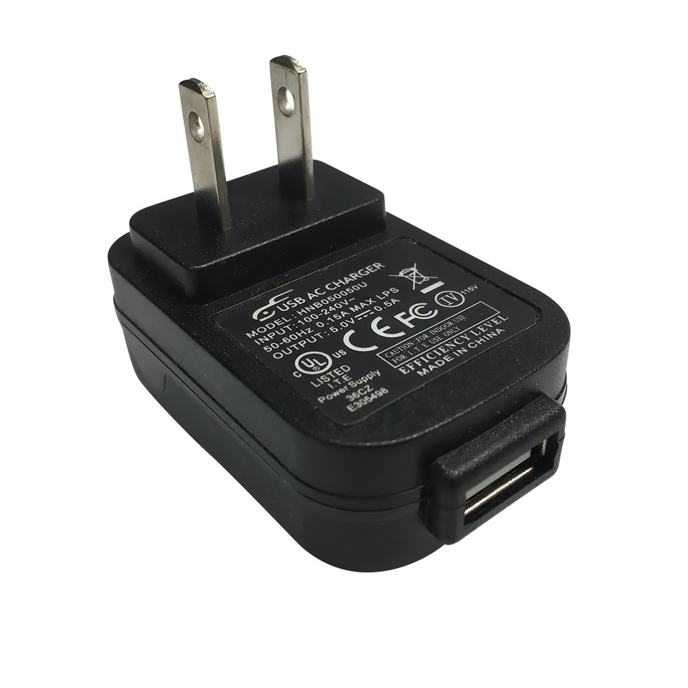 Rocketfish HNB050050U AC Wall USB Power Supply Adapter Charger 5V DC 0.5A 500mA