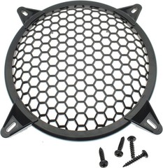 Durable ABS Subwoofer Grill Covers – 8-Inch Speaker Protection, Easy Install