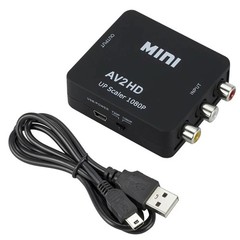 RCA to HDMI Converter Adapter AV 1080P For TV Audio Video Composite CVBS AV2HDMI