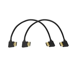 Gold Plated High Speed 90 Angle Right HDMI Male to Left HDMI Male Adapter