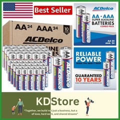 ACDelco 48-Count Super Alkaline Battery Combo Pack