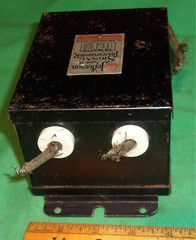 Old JEFFERSON Type B Signal Transformer 6/14/20 volts Tests OK! 5 1/2 POUNDS!
