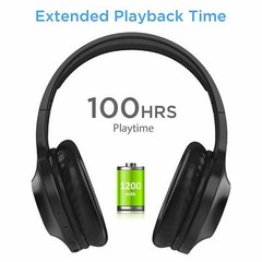 LETSCOM H10 Bluetooth Headphones Over The Ear Deep Bass Hi-Fi Sound Built-in Mic