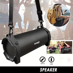 Loud Bluetooth Speaker Portable Wireless Boombox Aux Rechargeable Bass System