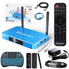 Smart Super Box S6max 6k Ultra HD with Voice Control & Same-Day Ship