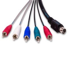 SatelliteSale DirecTV AV Component Replacement Cable PVC Black Cord (6 feet)