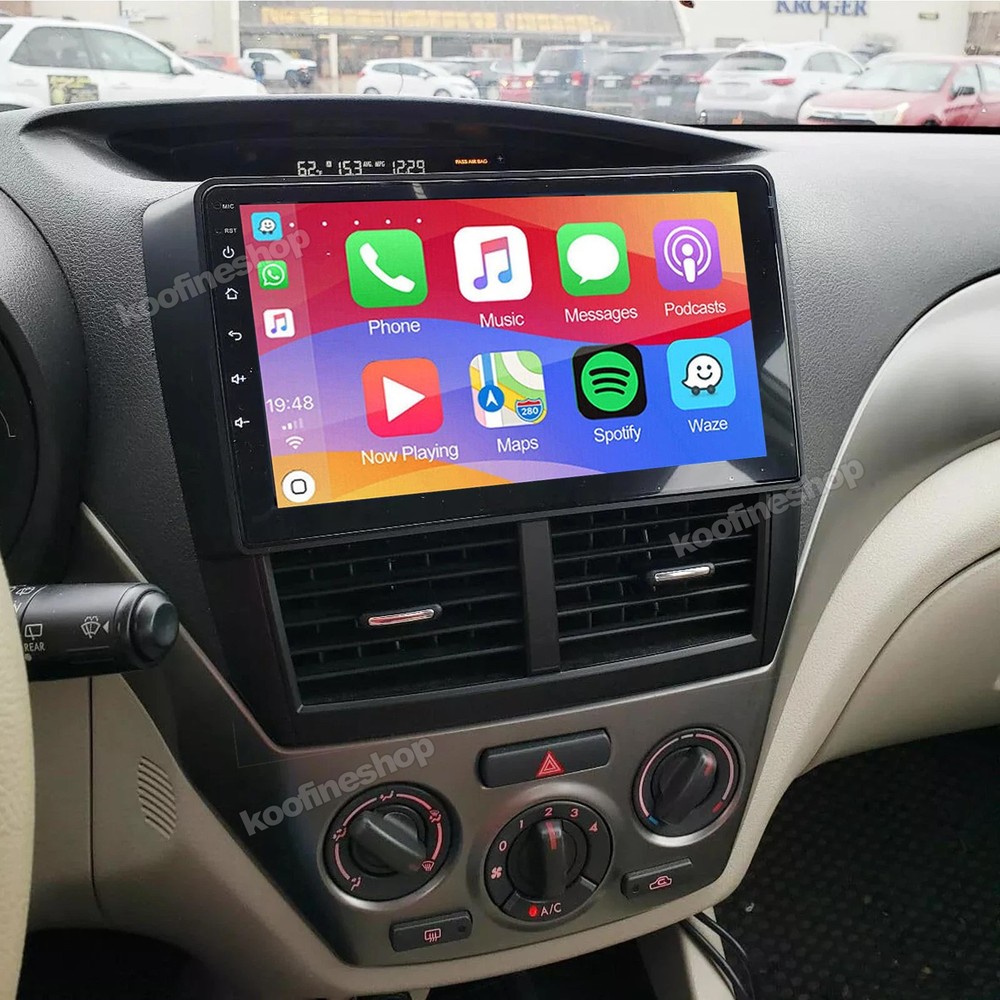 For Subaru Forester Impreza WRX 2008-2012 CarPlay Radio Android Car Stereo Unit